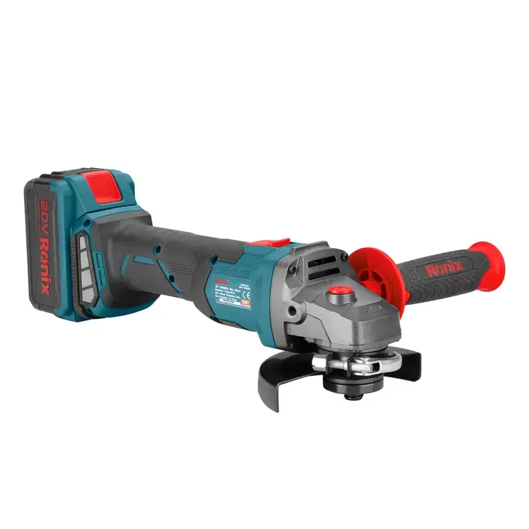 Mini amoladora angular inalámbrica brushless 20V RONIX 8901K
